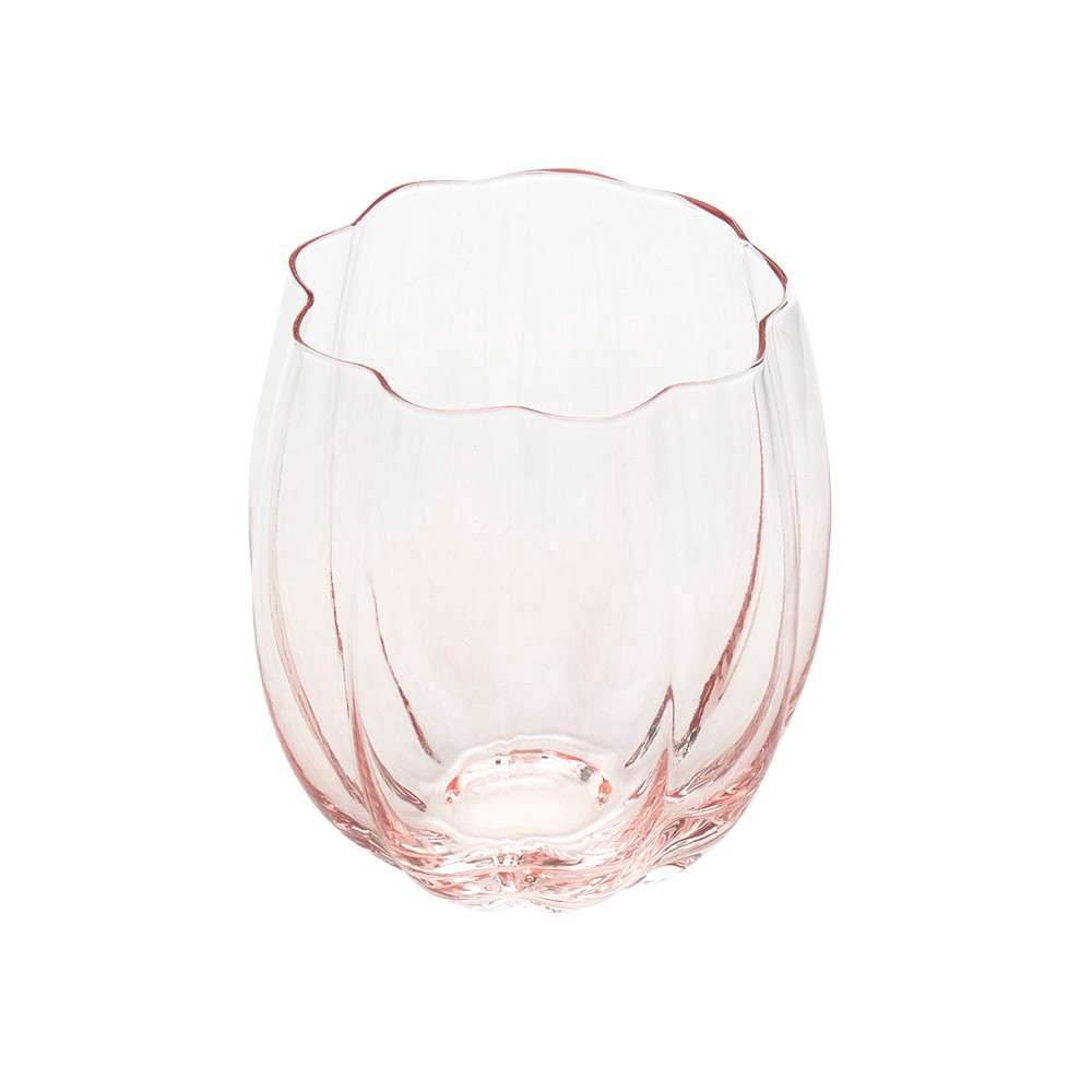slide 1 of 3, Sewing Down South 13.5 Ounce Scalloped Stemless Wine Glass, 13.5 oz
