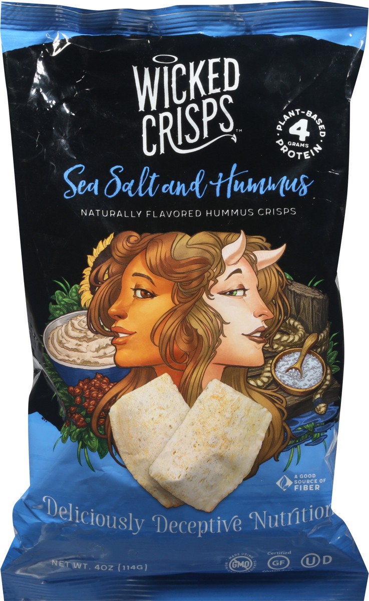 slide 6 of 13, Wicked Crisps Sea Salt and Hummus Crisps 4 oz, 4 oz
