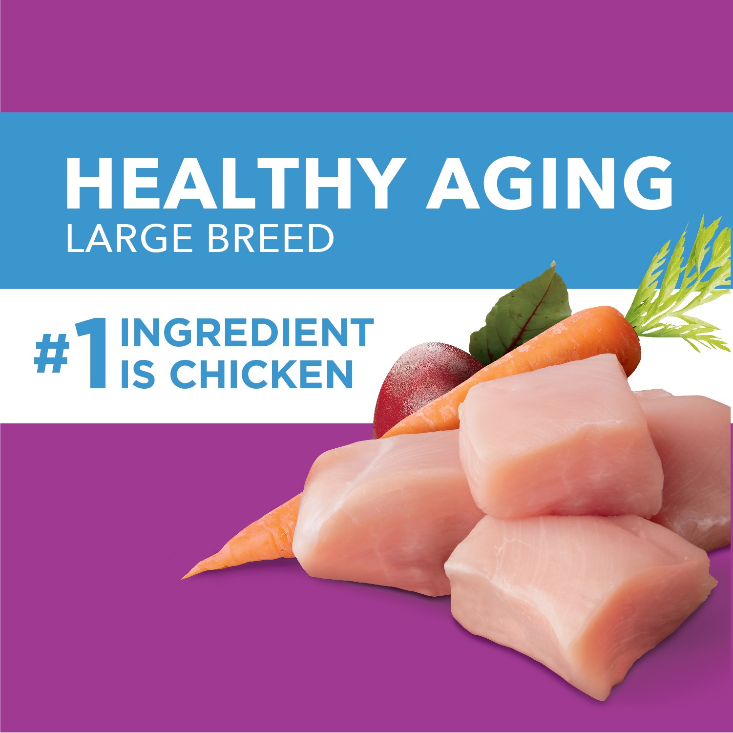 slide 3 of 5, Proactive Health Mature 7+ Healthy Aging Super Premium Dog Food 30 lb, 30 lb