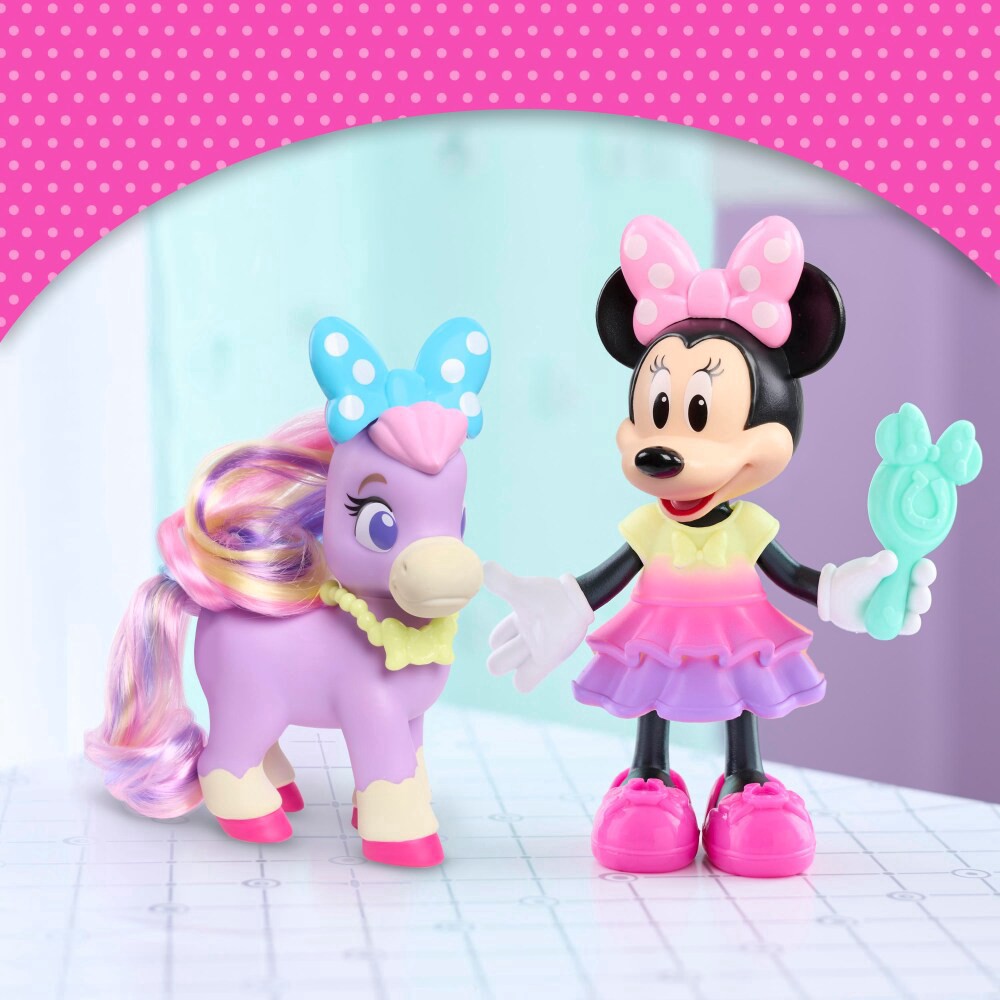 slide 3 of 3, Disney Junior Minnie Mouse Groom & Glam Pony Set, 1 ct