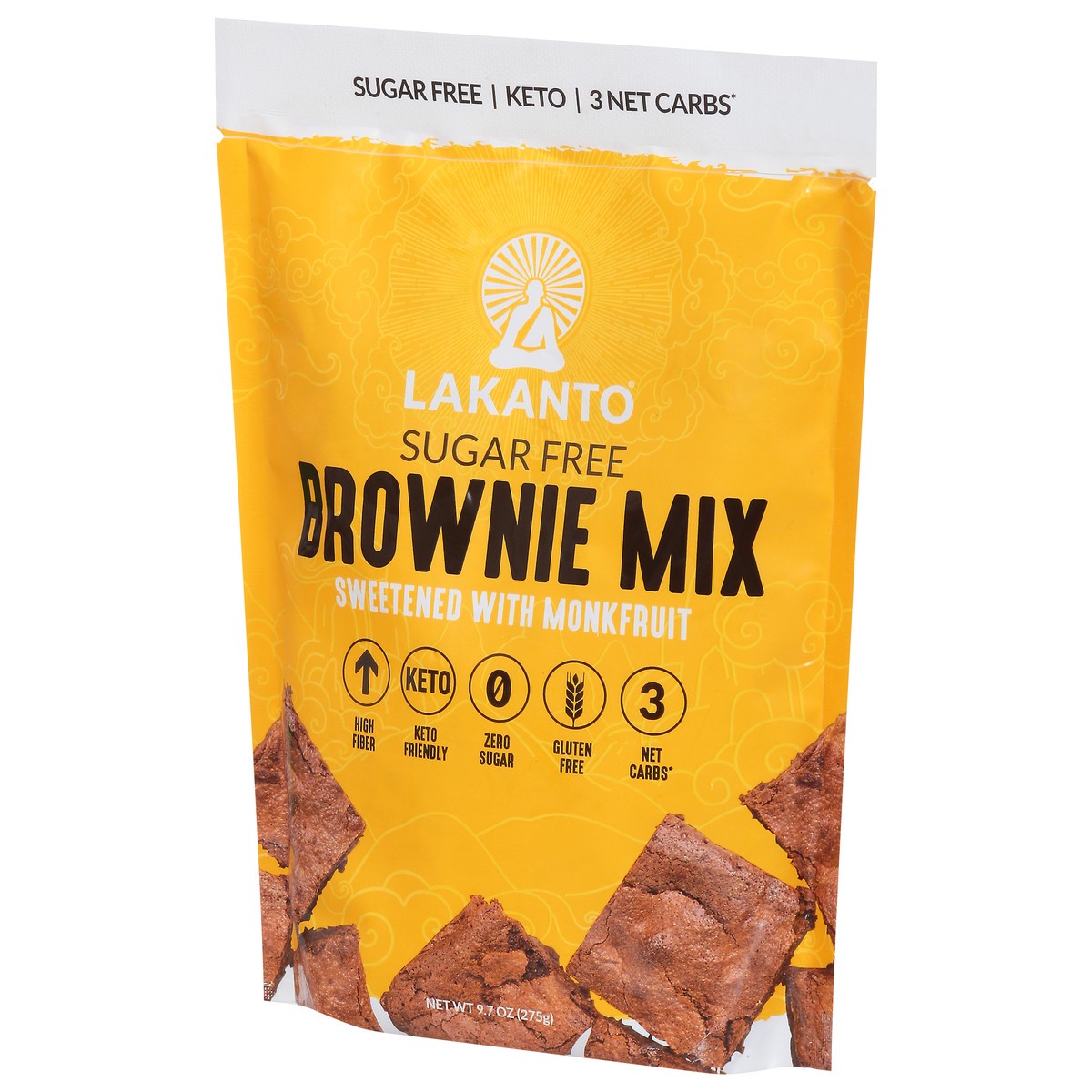 slide 8 of 9, Lakanto Sugar Free Brownie Mix 9.7 oz, 9.7 oz