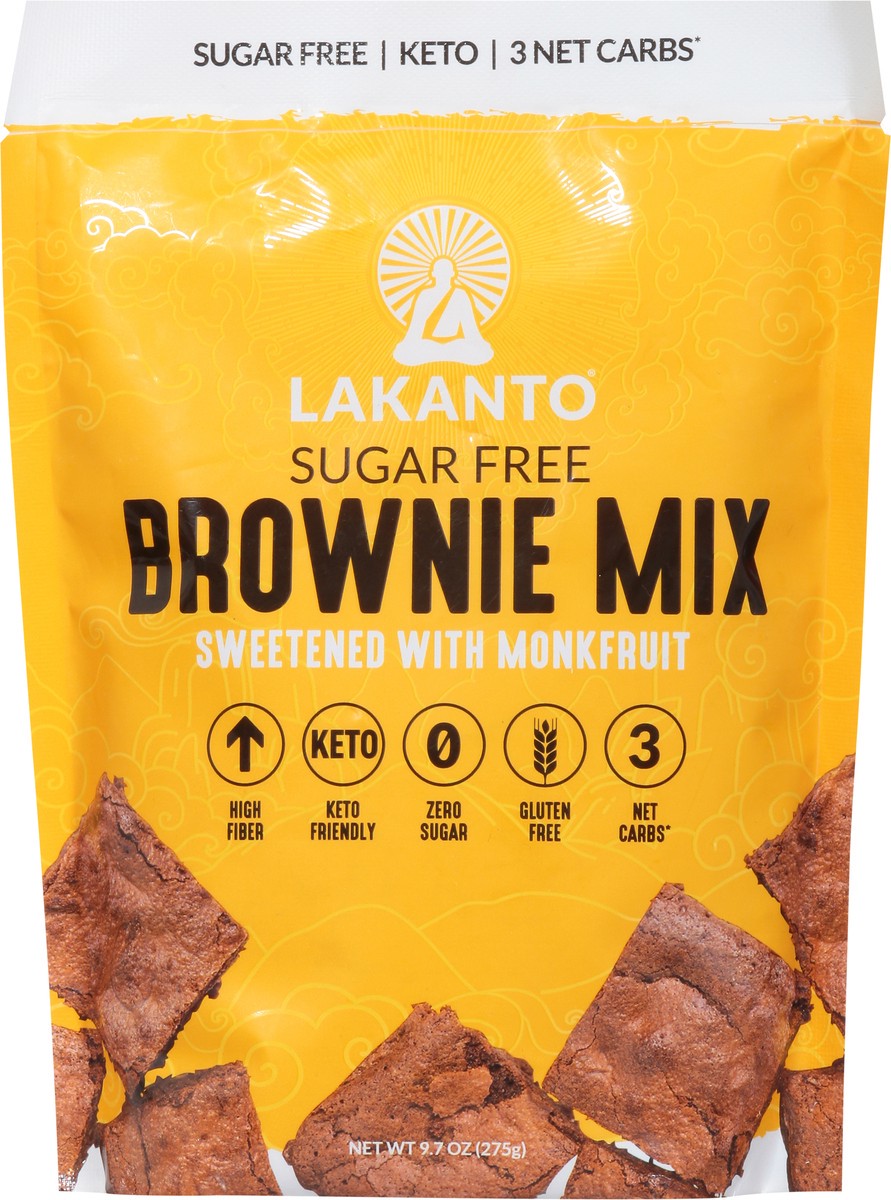 slide 9 of 9, Lakanto Sugar Free Brownie Mix 9.7 oz, 9.7 oz