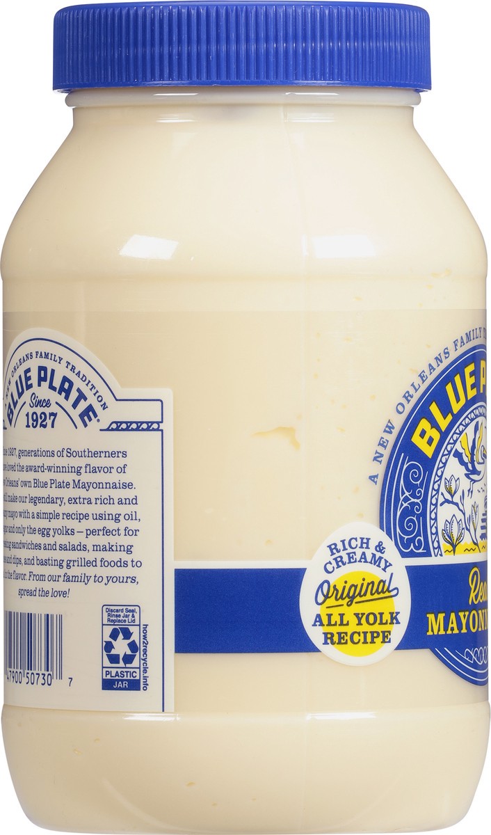 slide 8 of 9, Blue Plate Real Mayonnaise 30 fl oz, 30 fl oz