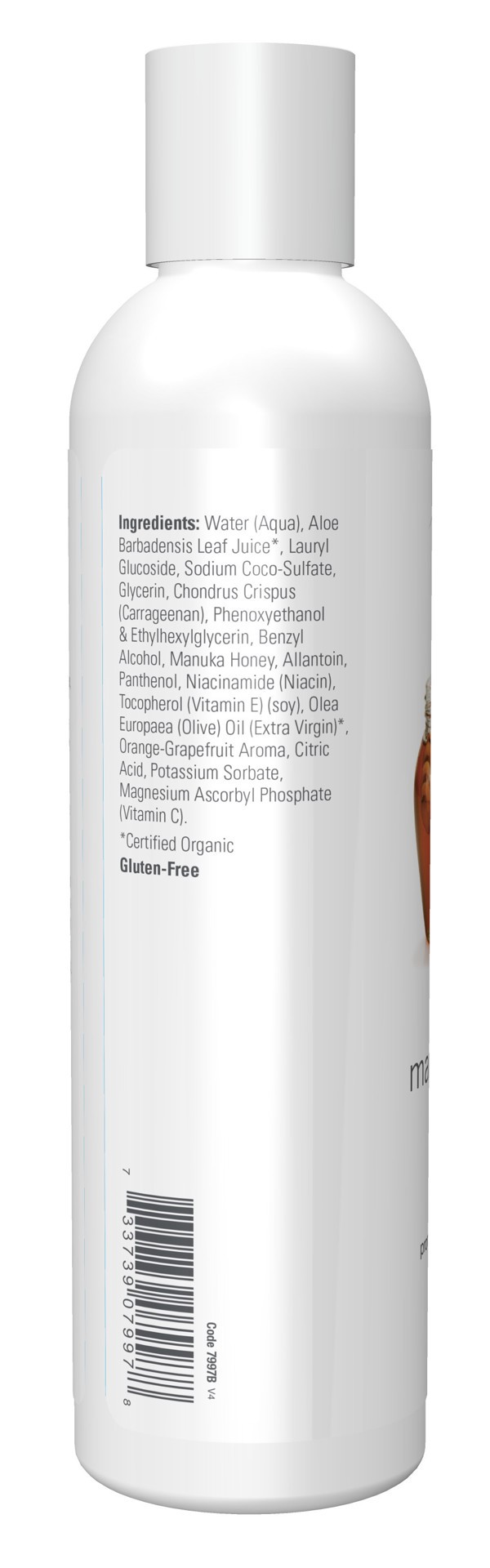 slide 2 of 5, Now Naturals Vit C+ Manuka Honey Cleanser, 8 oz