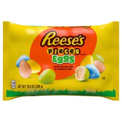 Reese's Pieces Peanut Butter in a Crunchy Shell Eggs, Easter Candy Bag, 10.8 oz