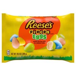 Reese's Pieces Peanut Butter in a Crunchy Shell Eggs, Easter Candy Bag, 10.8 oz