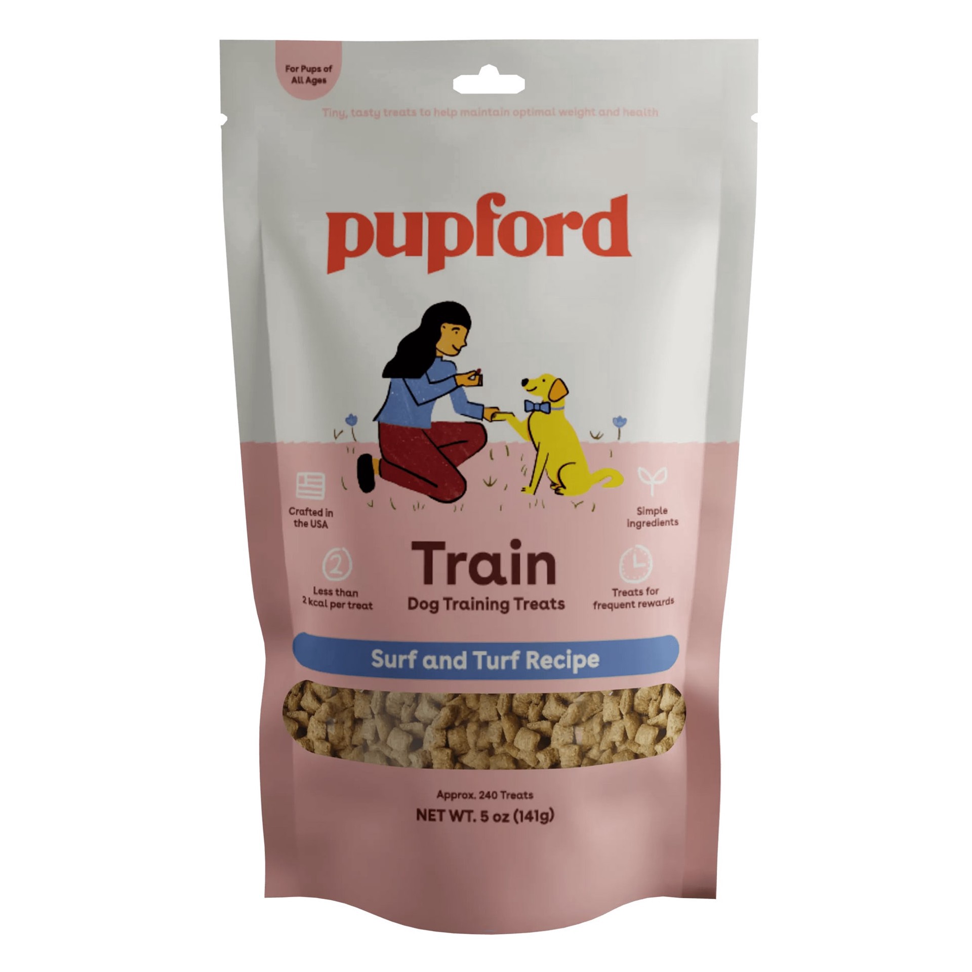 slide 1 of 1, Pupford Freeze Dried Surf and Turf Dog Training Treats, 5 oz., 1 ct