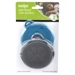 Meijer Pet Food Can Covers, 2 Ct