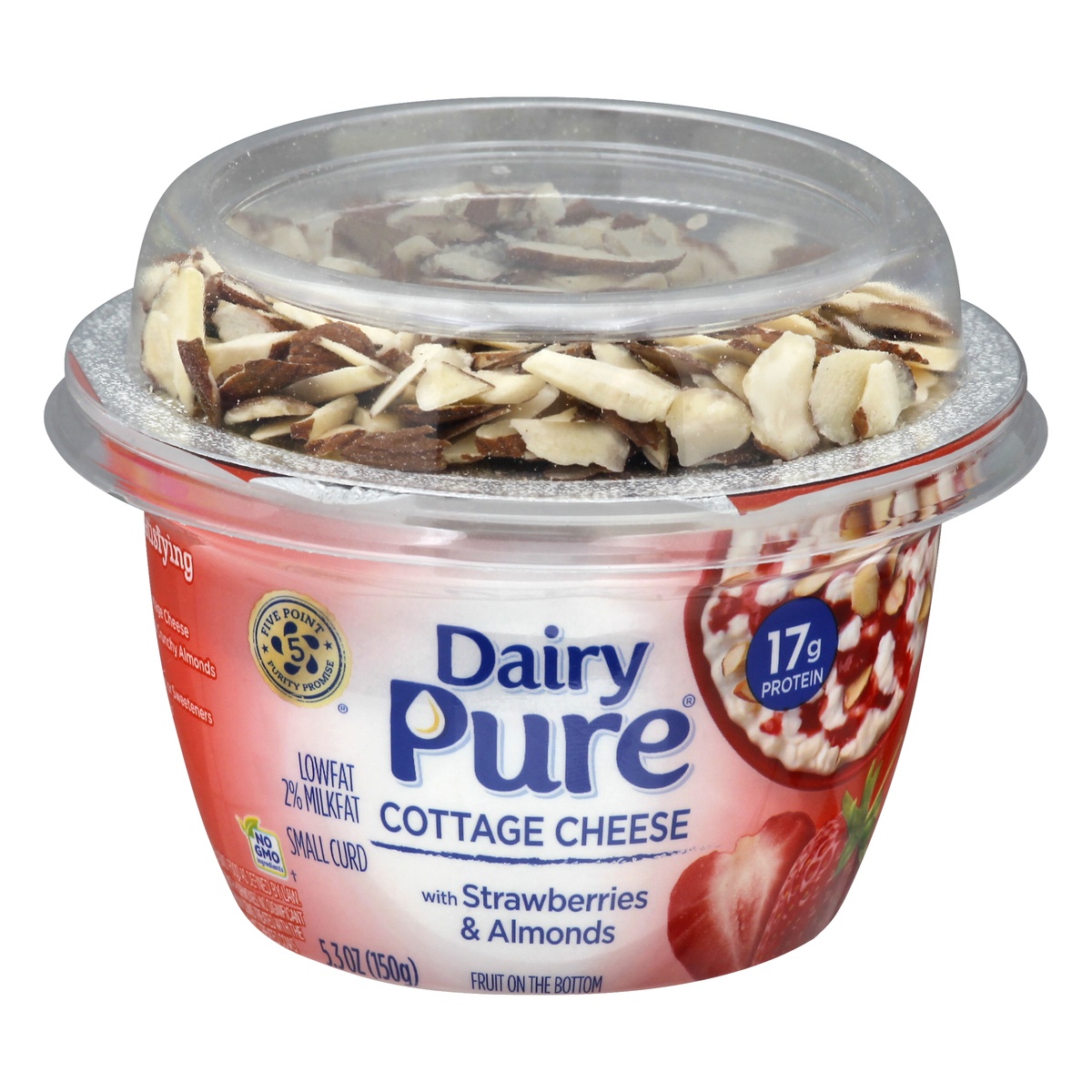 slide 1 of 1, Dairy Pure Mix-Ins Cottage Cheese, 5.3 oz
