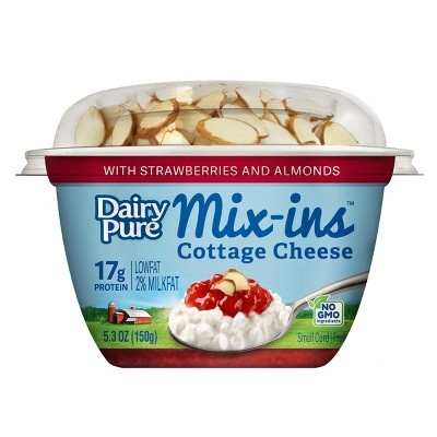 slide 1 of 1, Dairy Pure Mix-Ins Cottage Cheese, 5.3 oz