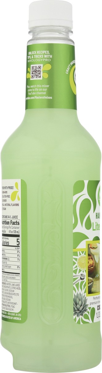 slide 5 of 9, Master of Mixes Lite Margarita Cocktail Mixer - 33.8 fl oz, 33.8 fl oz