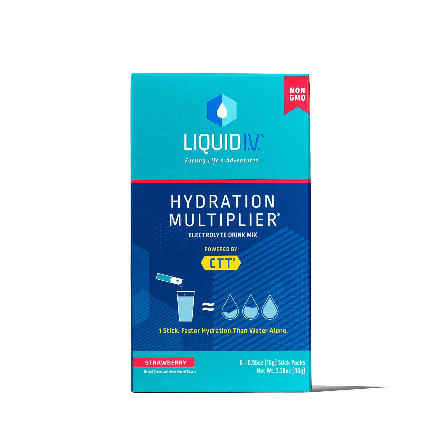 slide 1 of 14, Liquid I.V. Hydration Multiplier Electrolyte Powder Packet Drink Mix, Strawberry- 3.38 oz, 6 ct