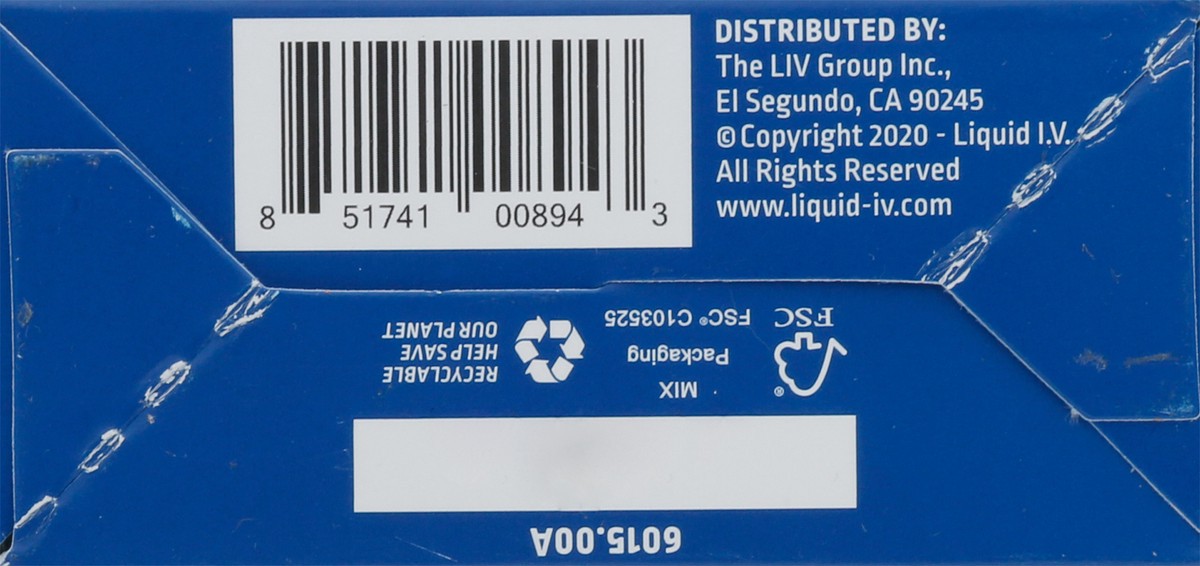 slide 10 of 14, Liquid I.V. Hydration Multiplier Electrolyte Powder Packet Drink Mix, Strawberry- 3.38 oz, 6 ct