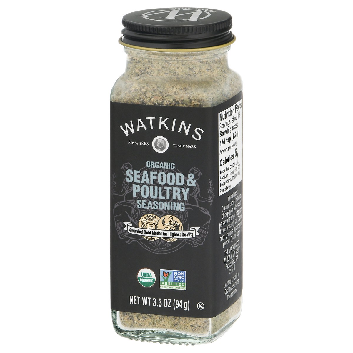 slide 4 of 9, Watkins Organic Seafood & Poultry Seasoning 3.3 oz, 3.3 oz