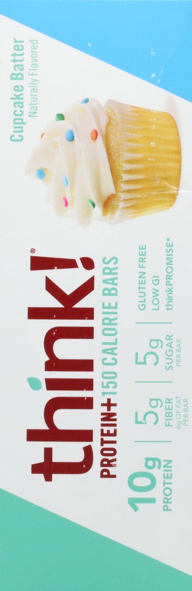 slide 7 of 12, think! Protein+ Cupcake Batter 150 Calorie Bars 10 - 1.41 oz Bars, 10 ct