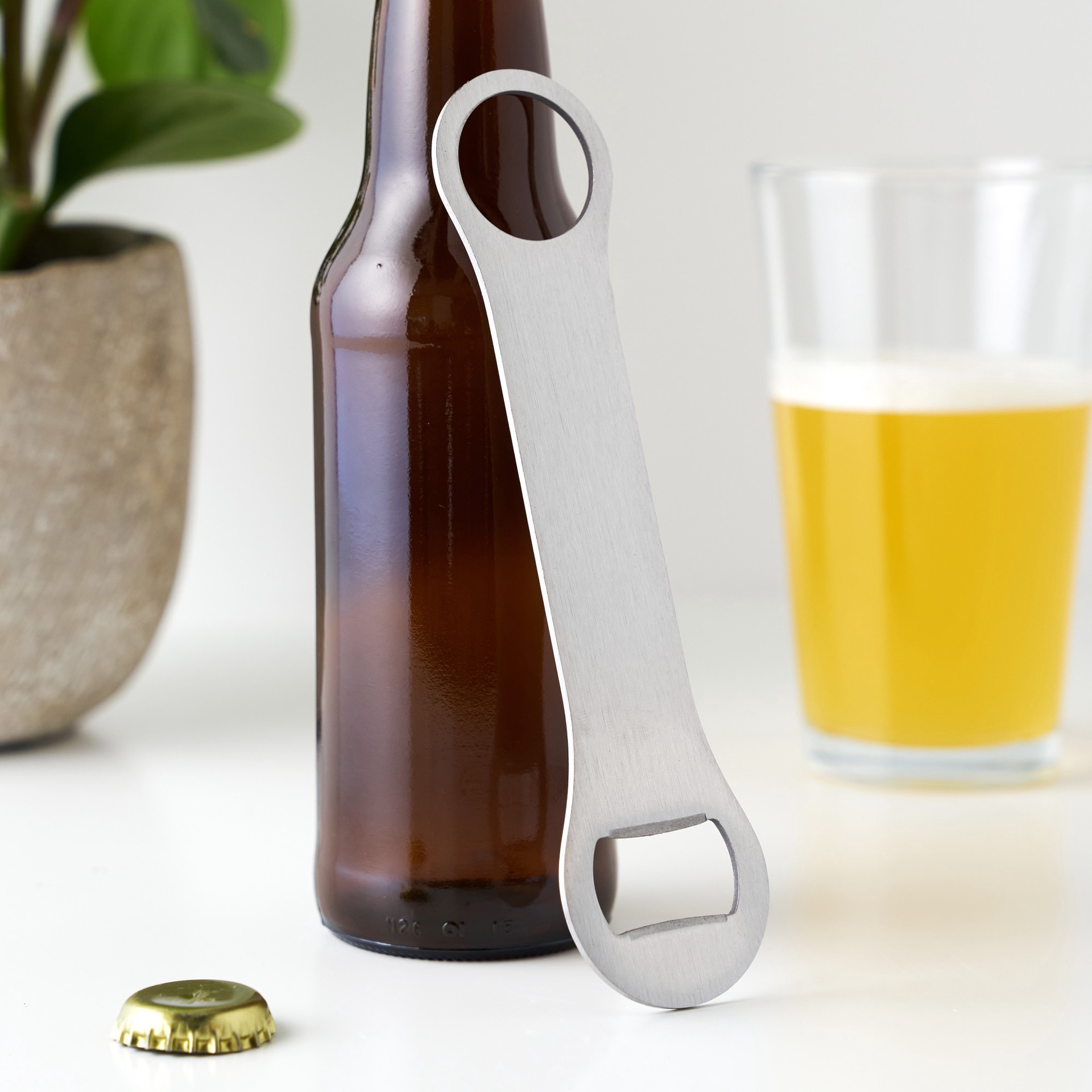 slide 4 of 4, true True Fabrications Stainless Steel Blade Bottle Opener, 1 ct