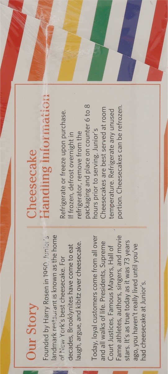 slide 13 of 13, Junior's New York Cheesecake 24 oz, 24 oz