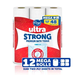 Kroger Ultra Strong Mega Roll Toilet Paper