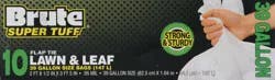 Brute Super Tuff 39 Gallon Lawn & Leaf Flap Tie Bags - 10 ea