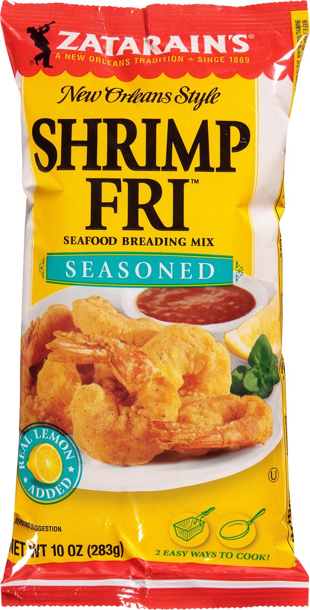 slide 6 of 9, Zatarain's Shrimp Fry - Seasoned, 10 oz, 10 oz
