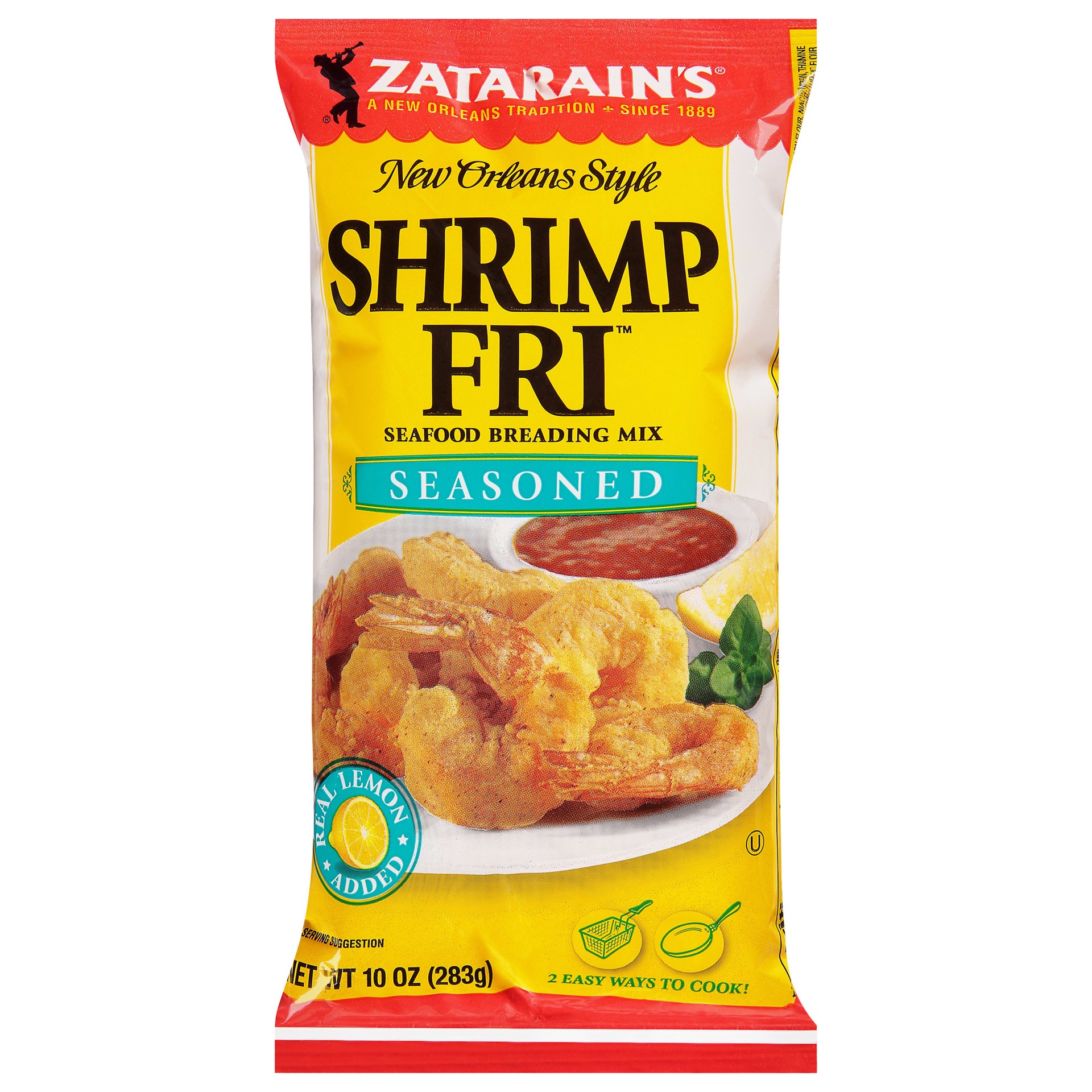 slide 1 of 9, Zatarain's Shrimp Fry - Seasoned, 10 oz, 10 oz