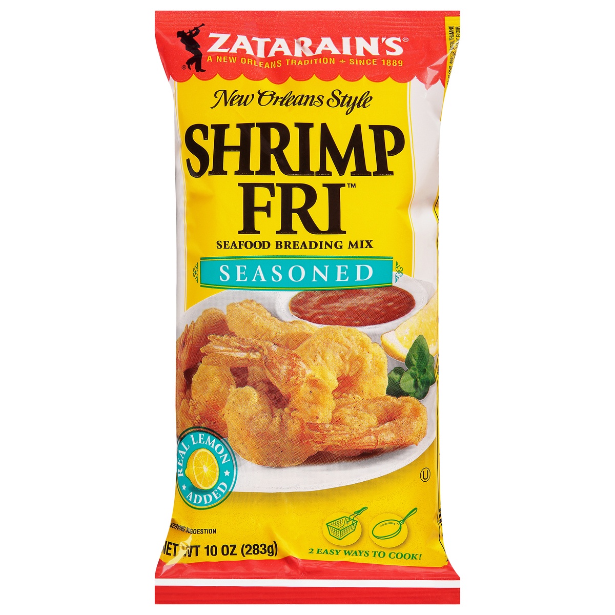 slide 1 of 11, Zatarain's Seasoned Shrimp Fri, 10 oz
