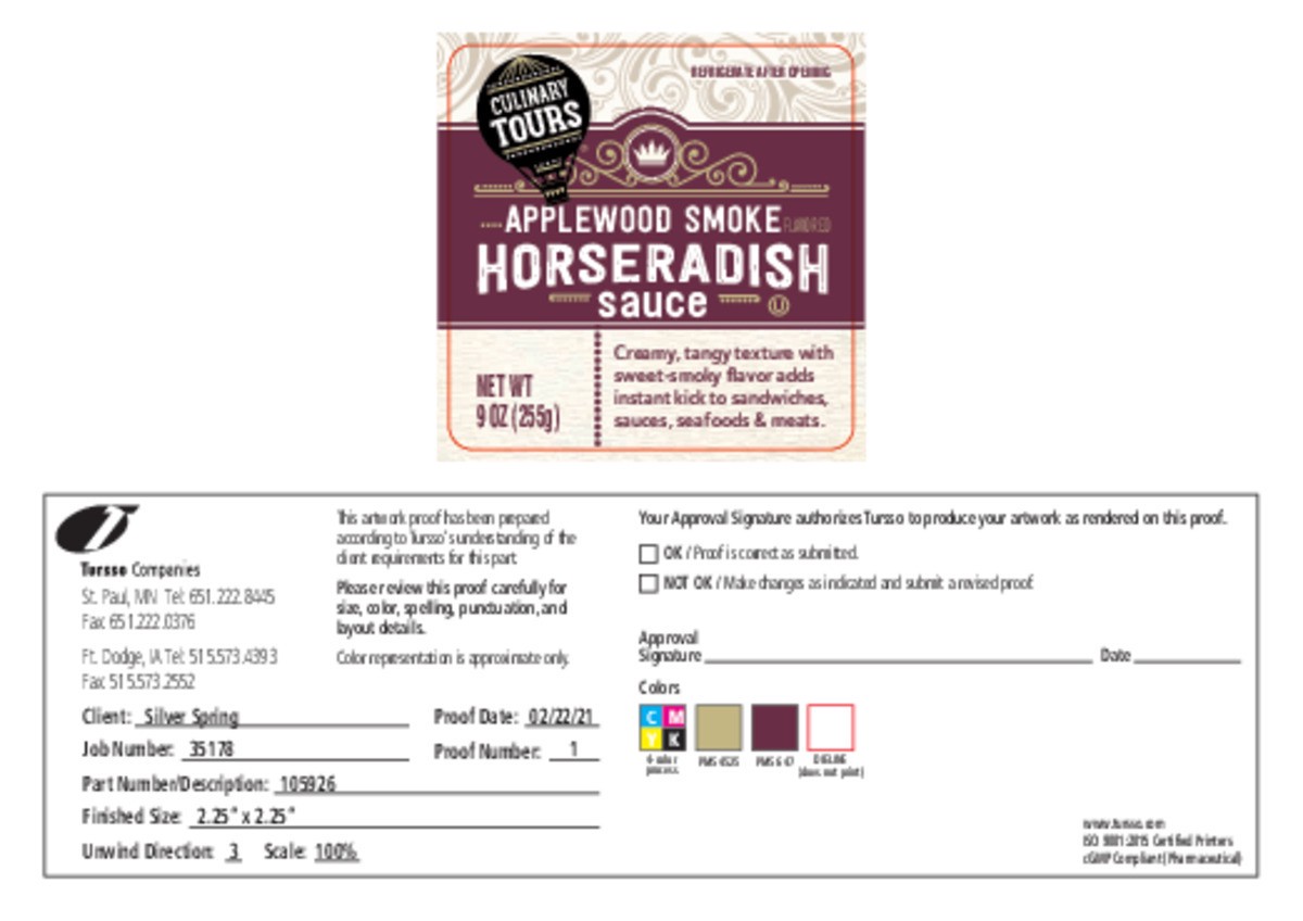 slide 3 of 18, Culinary Tours Applewood Smoke Flavored Horseradish Sauce 9 oz, 9 oz