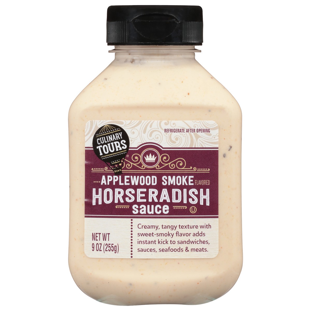 slide 7 of 18, Culinary Tours Applewood Smoke Flavored Horseradish Sauce 9 oz, 9 oz