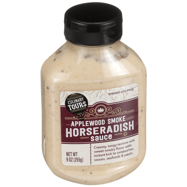 slide 1 of 1, Culinary Tours Applewood Smoke Flavored Horseradish Sauce, 9 oz