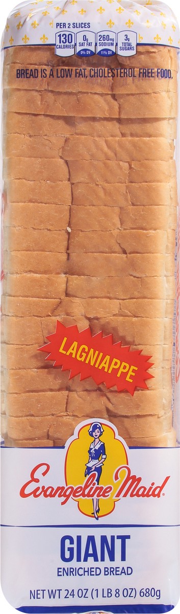 slide 14 of 14, Evangeline Maid Enriched Bread Giant 24 oz, 24 oz