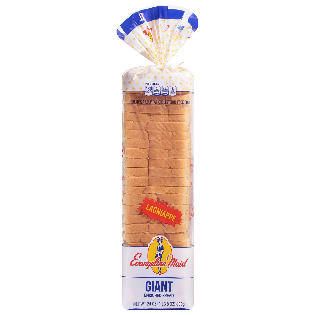 slide 9 of 14, Evangeline Maid Enriched Bread Giant 24 oz, 24 oz