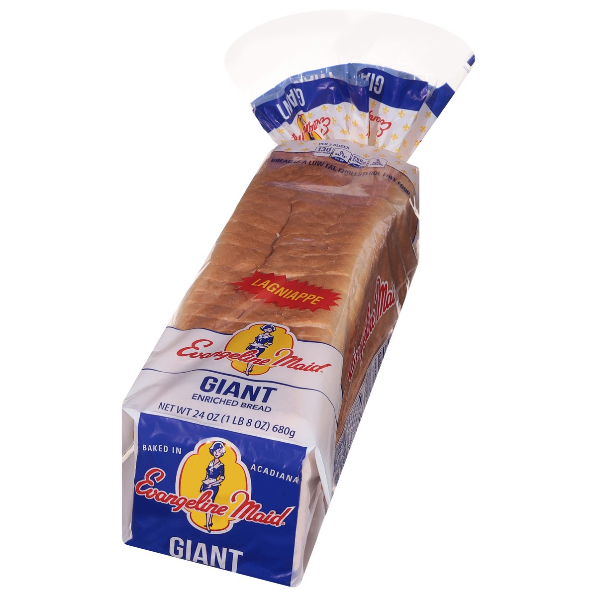 slide 5 of 14, Evangeline Maid Enriched Bread Giant 24 oz, 24 oz