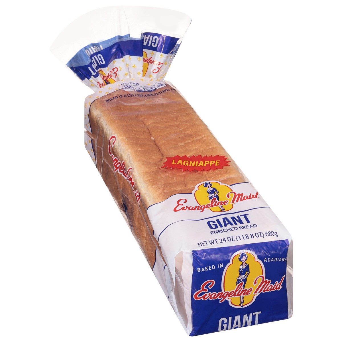 slide 11 of 14, Evangeline Maid Enriched Bread Giant 24 oz, 24 oz