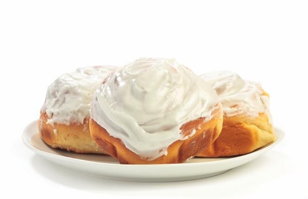 slide 1 of 1, Hy-Vee Old Fashioned Cinnamon Rolls 4 Count, 4 ct; 2.5 oz