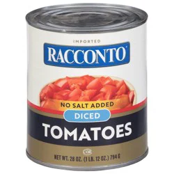 Racconto No Salt Added Diced Tomatoes 28 oz