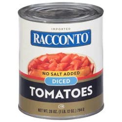 Racconto No Salt Added Diced Tomatoes 28 oz