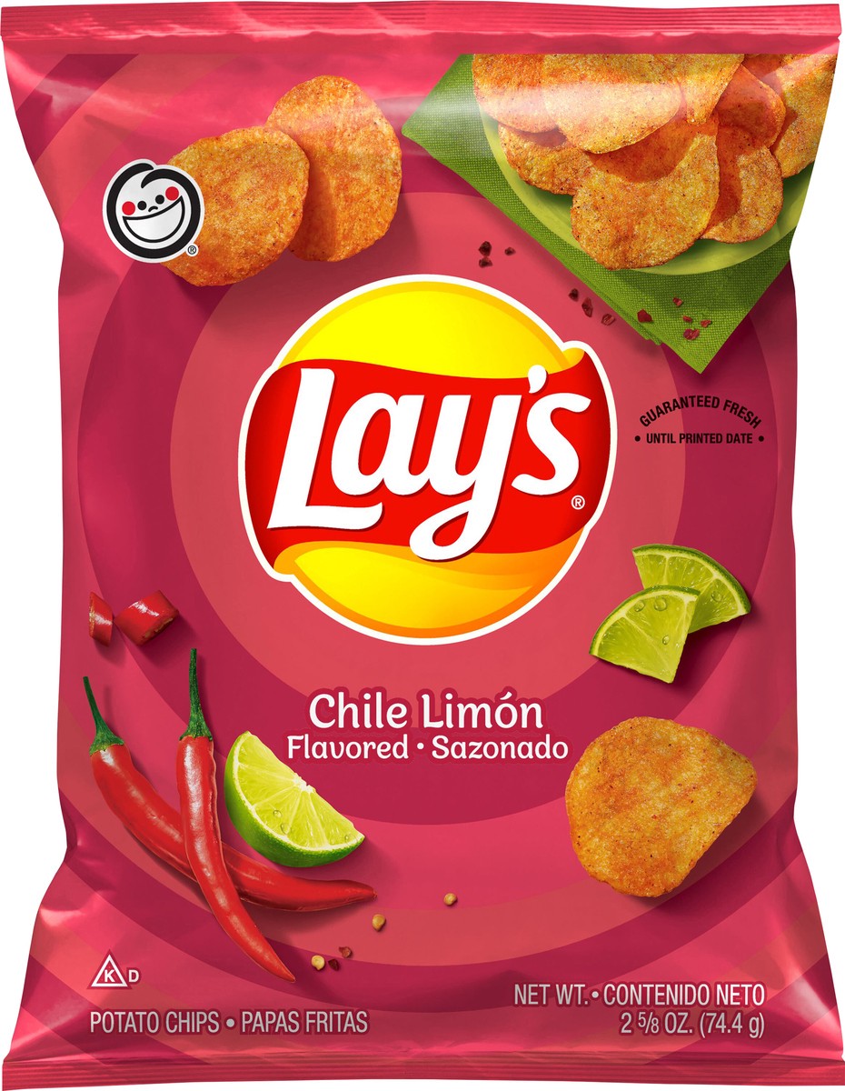 slide 3 of 3, Lay's Potato Chips Chile Limon 2 5/8 Oz, 2.62 oz