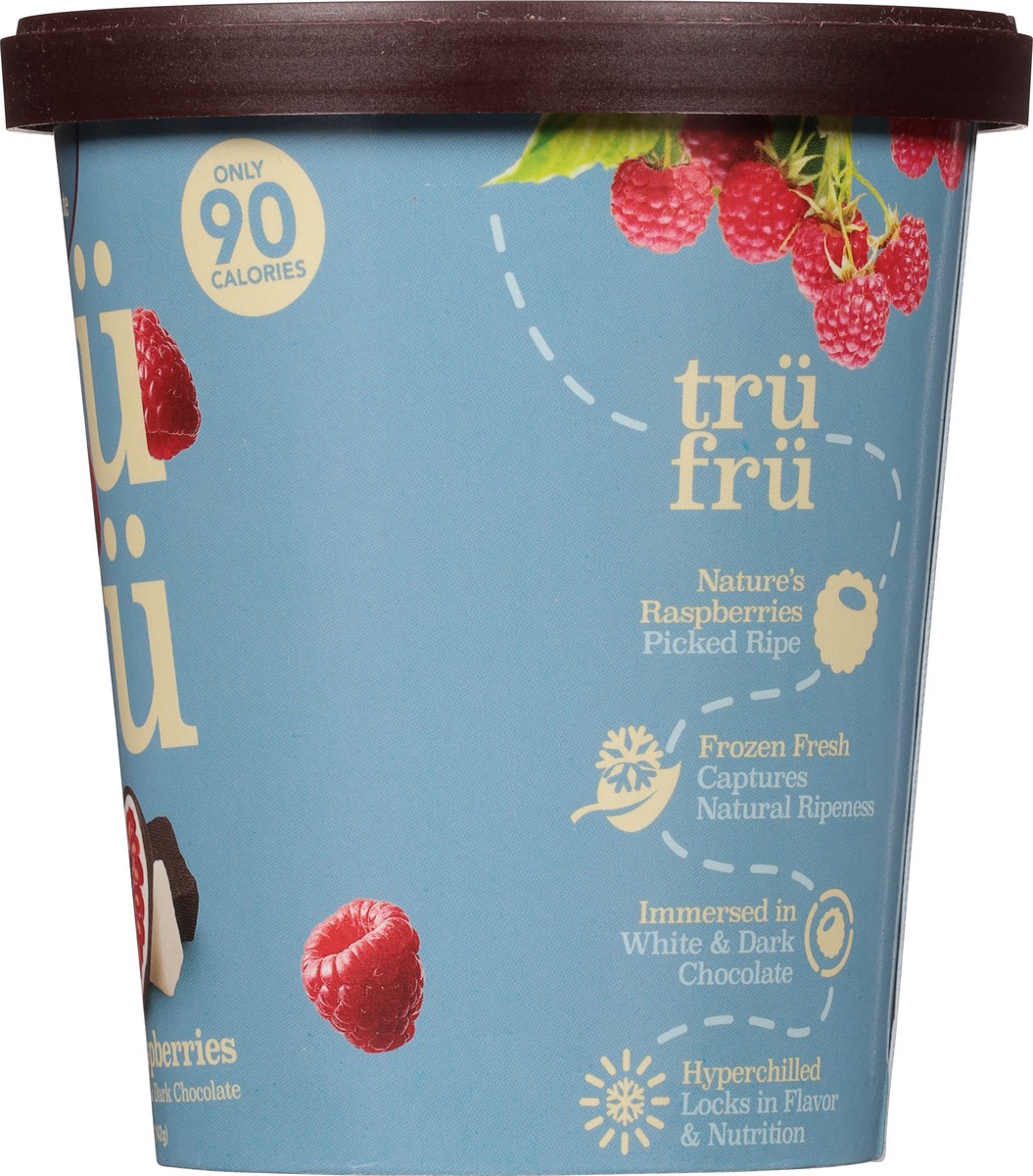 slide 9 of 9, Tru Fru Raspberries Hyper Chilled In White & Dark Chocolate, 5 Oz, 5 oz