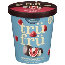 Tru Fru Raspberries Hyper Chilled In White & Dark Chocolate, 5 Oz