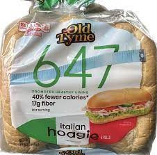 slide 1 of 1, Old Tyme Italian Hoagie Rolls 6 ea, 6 ct