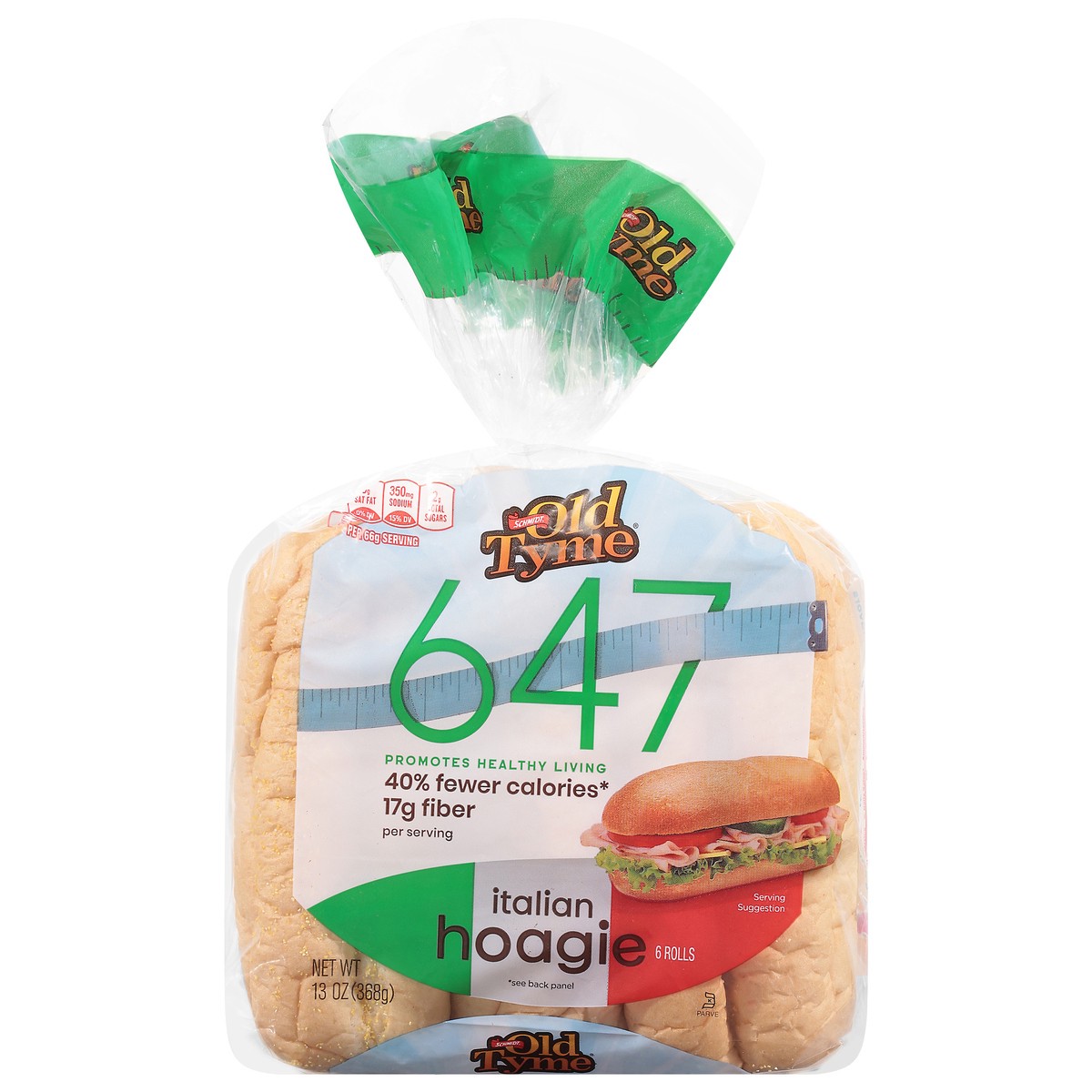 slide 1 of 4, Schmidt's's Old Tyme 647 Italian Hoagie Rolls - 6 Rolls, 6 ct