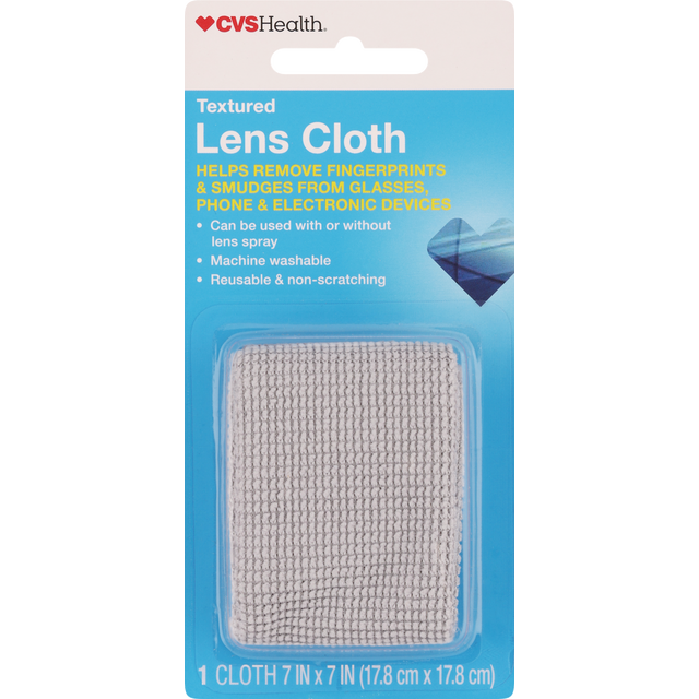 slide 1 of 1, Cvs Health Textured Lens Cloth, 1 ct