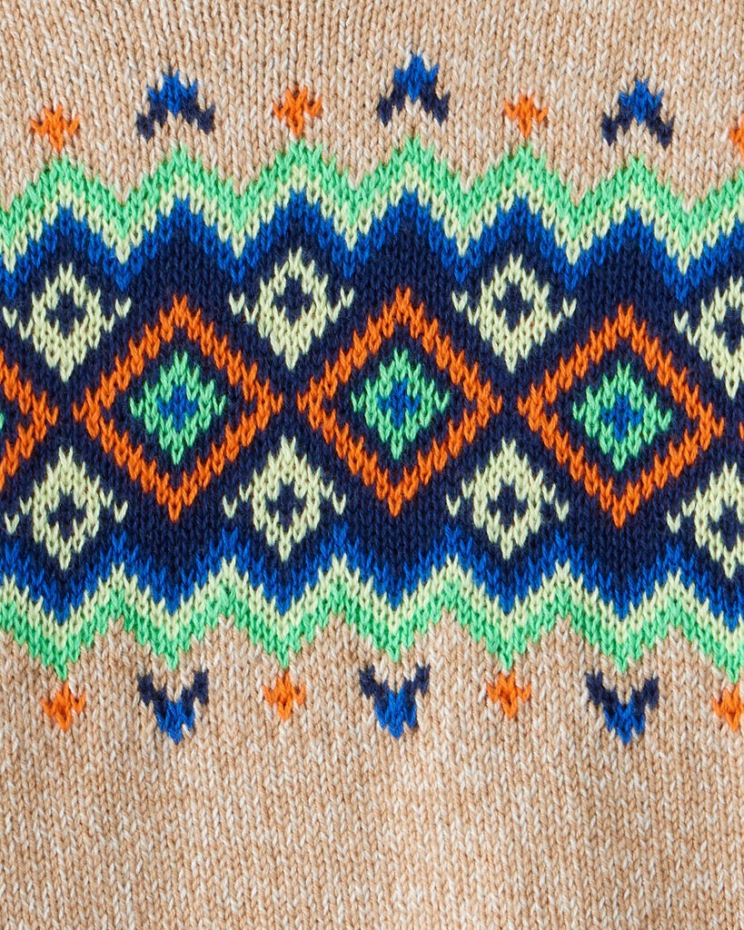 slide 2 of 2, Carter's Baby Boy Sweater - Tan Beige 6M, 1 ct