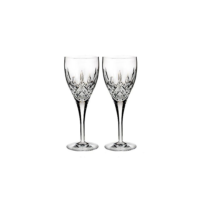 slide 1 of 2, Waterford Lismore Nouveau Wine Glasses, 2 ct