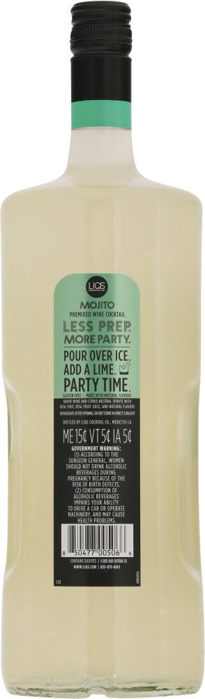 slide 3 of 4, LIQS Mojito Ready to Drink Cocktail, 1.5 liter