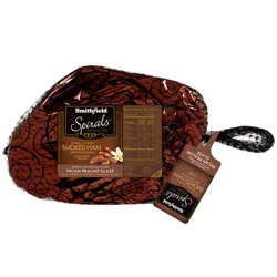 Smithfield Pecan Praline Spiral Sliced Smoked Ham