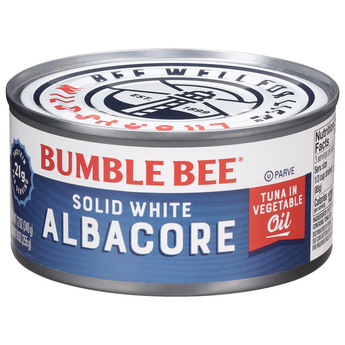 slide 3 of 9, Bumble Bee Solid White Albacore 12 oz, 12 oz