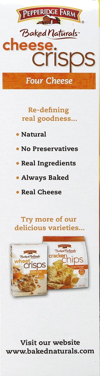 slide 3 of 4, Pepperidge Farm Cheese Crisps, Four Cheese, 7.1 oz