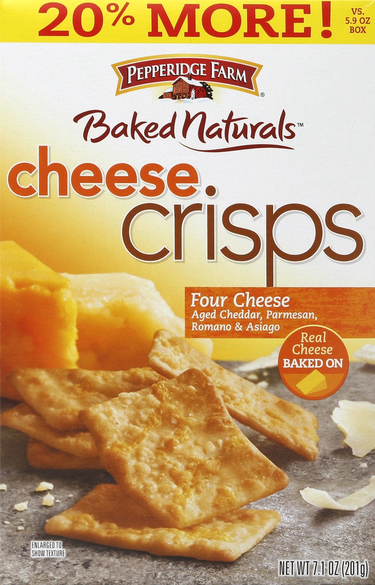 slide 4 of 4, Pepperidge Farm Cheese Crisps, Four Cheese, 7.1 oz