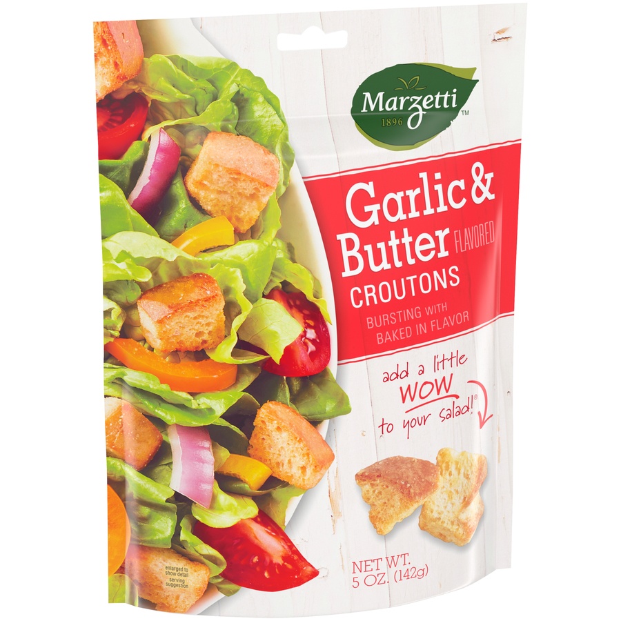 slide 2 of 8, Marzetti Garlic & Butter Flavored Croutons, 5 oz